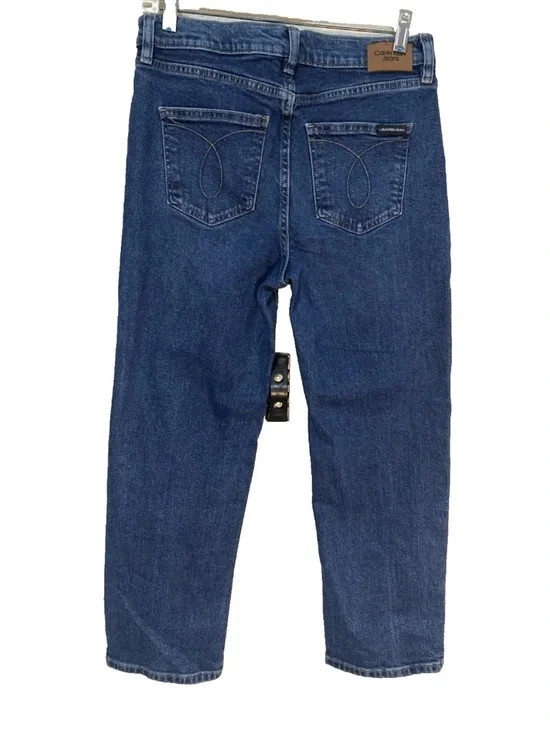 Calvin Klein Jeans Women’s Size 8 Blue Medium Wash straight Leg Denim - Picture 5 of 12